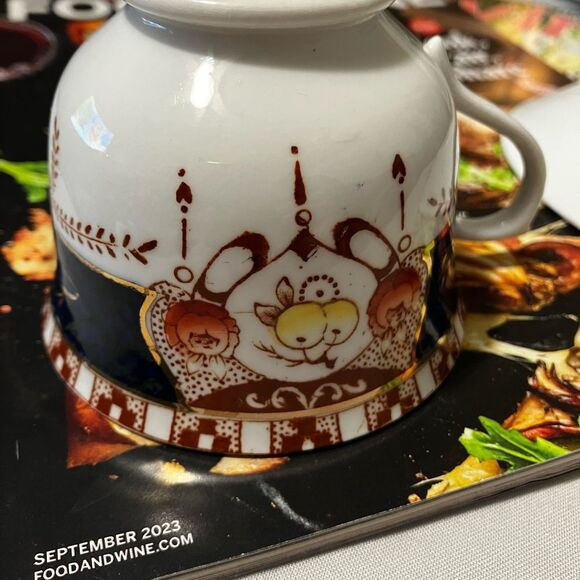 Antique Royal Vale Colclough Imari Cup and Saucer, made in Longton, England. - Picture 14 of 16